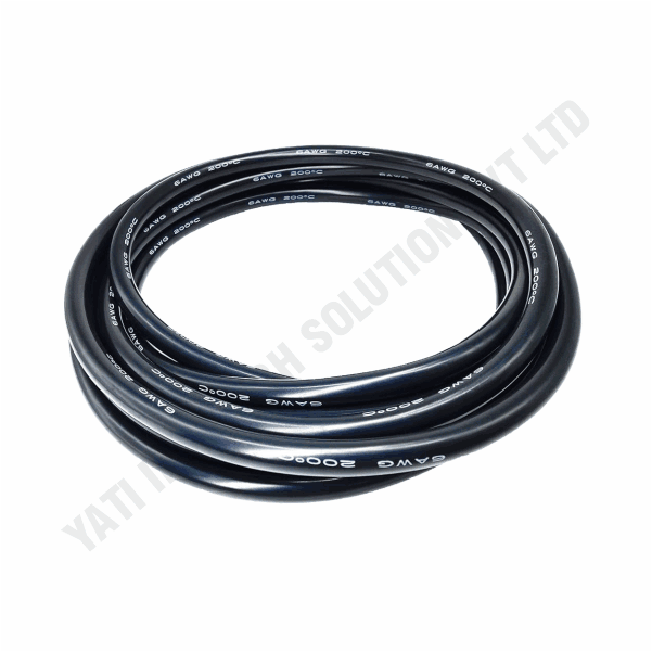 SILICONE WIRE 6AWG BLACK