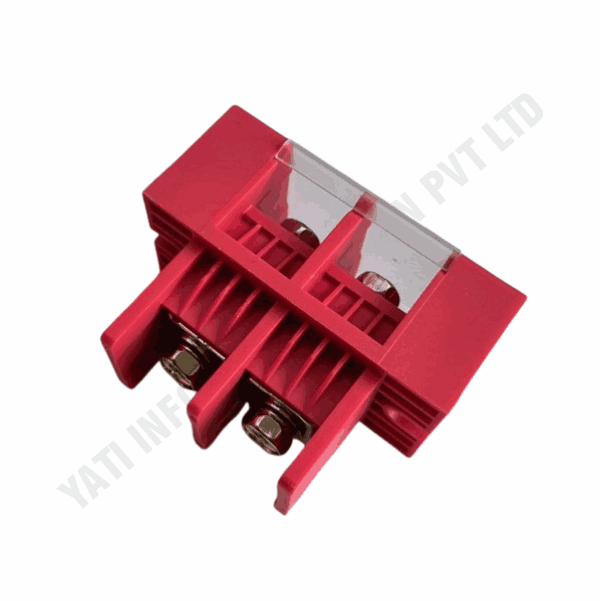 FENCE TERMINAL 100AMP RED